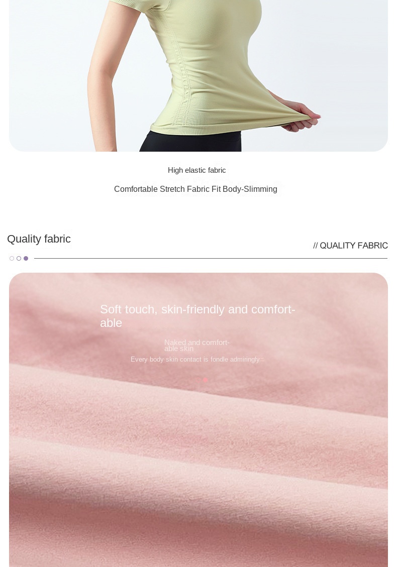 Slim Fit Yoga Top with Built-in Cups