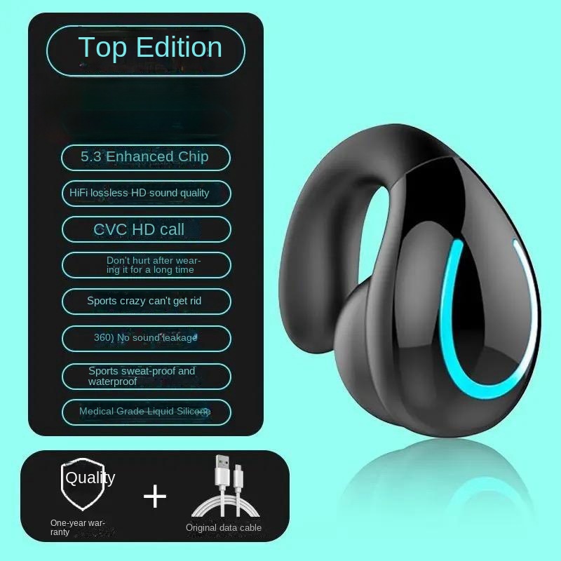 Bone Conduction Bluetooth Headphones