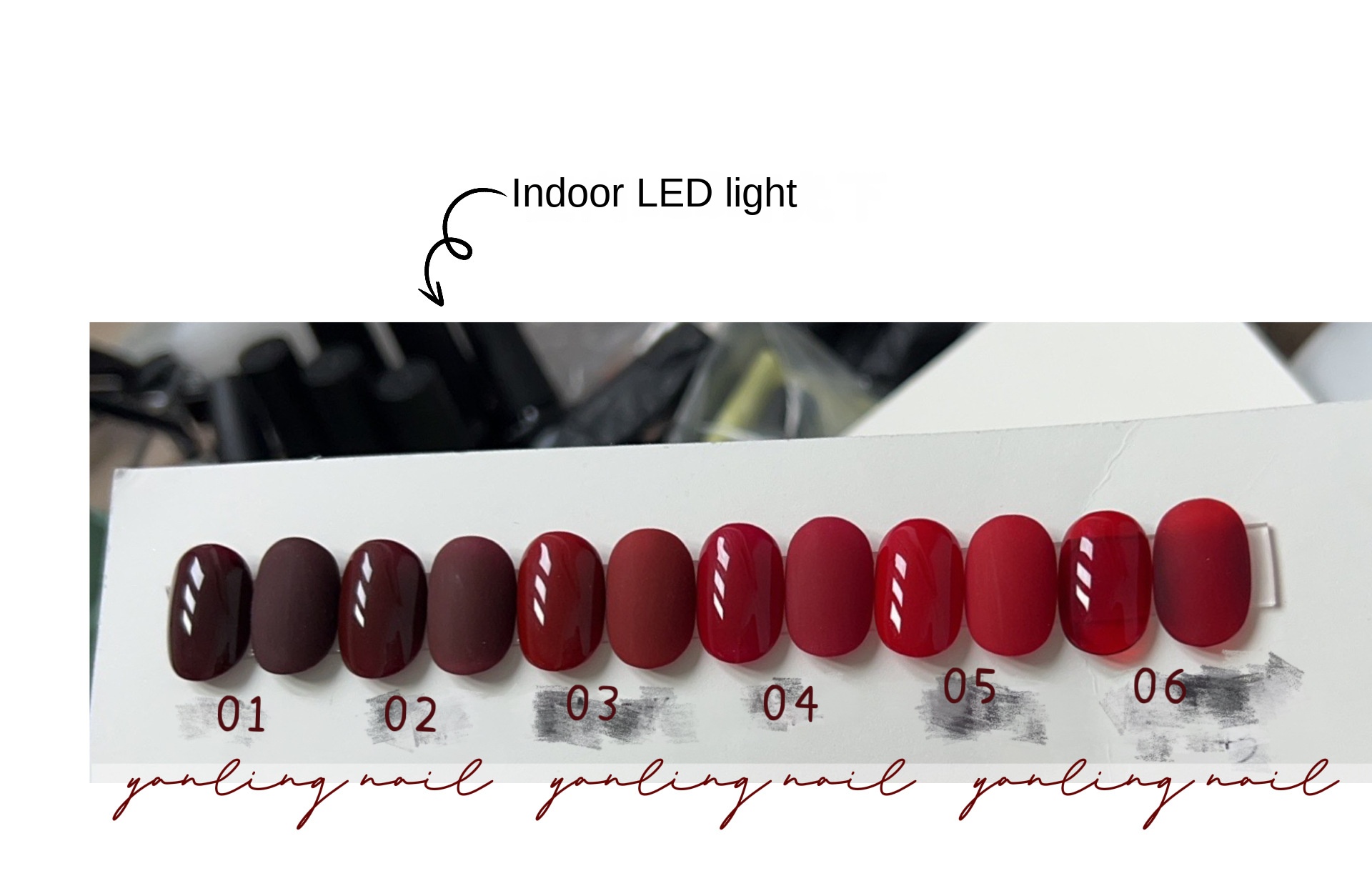 Yanling Cherry Red Nail Polish Gel