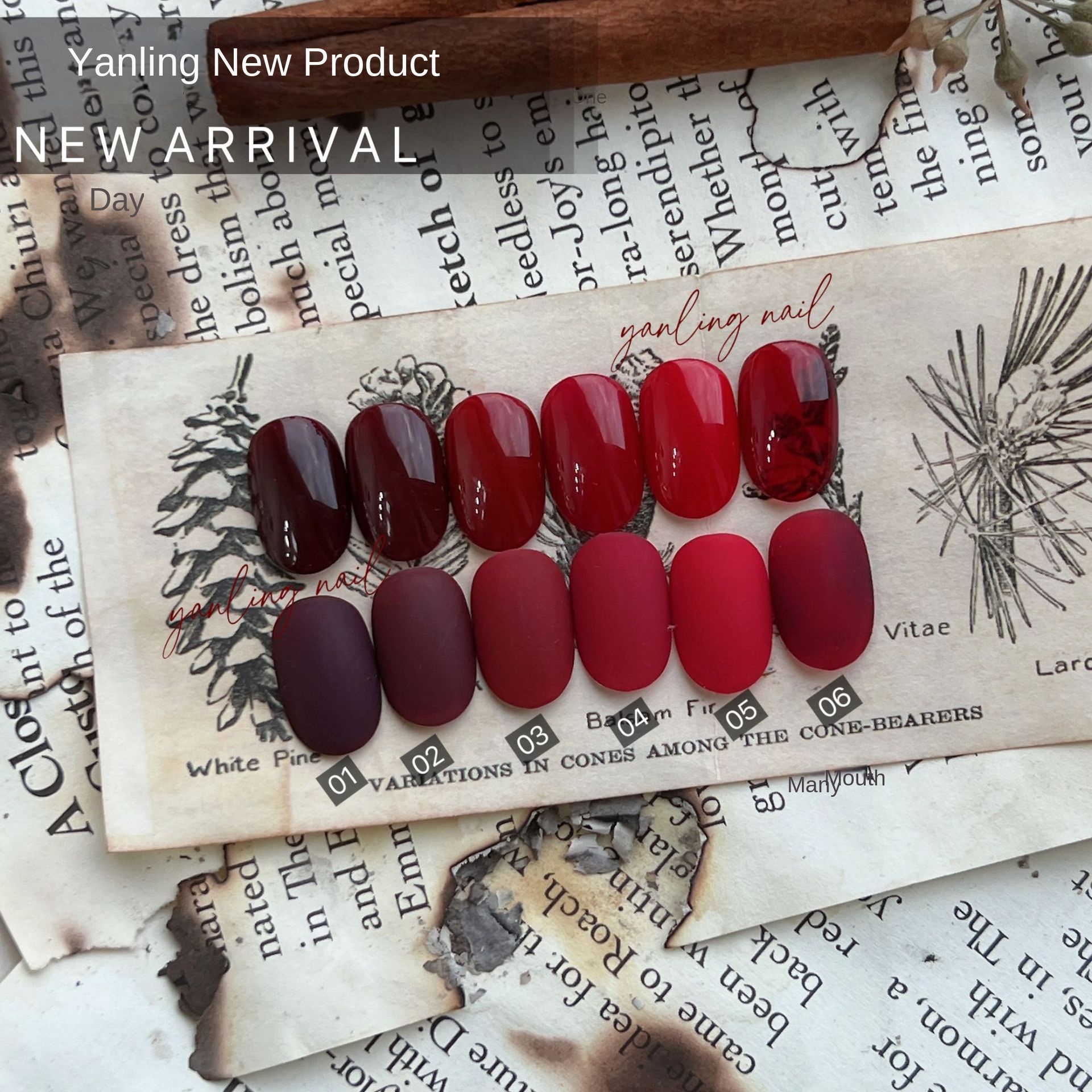 Yanling Cherry Red Nail Polish Gel
