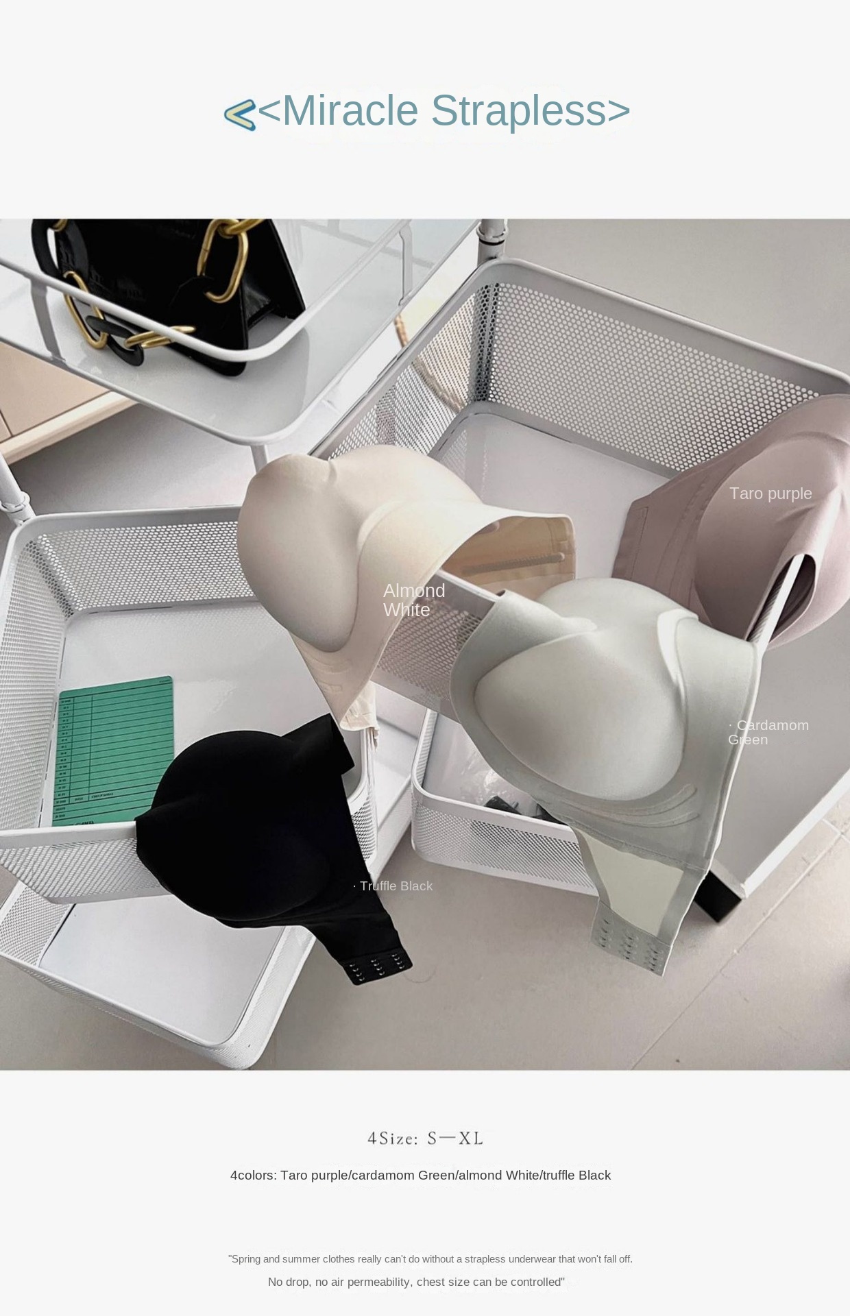 Miracle Strapless Bra