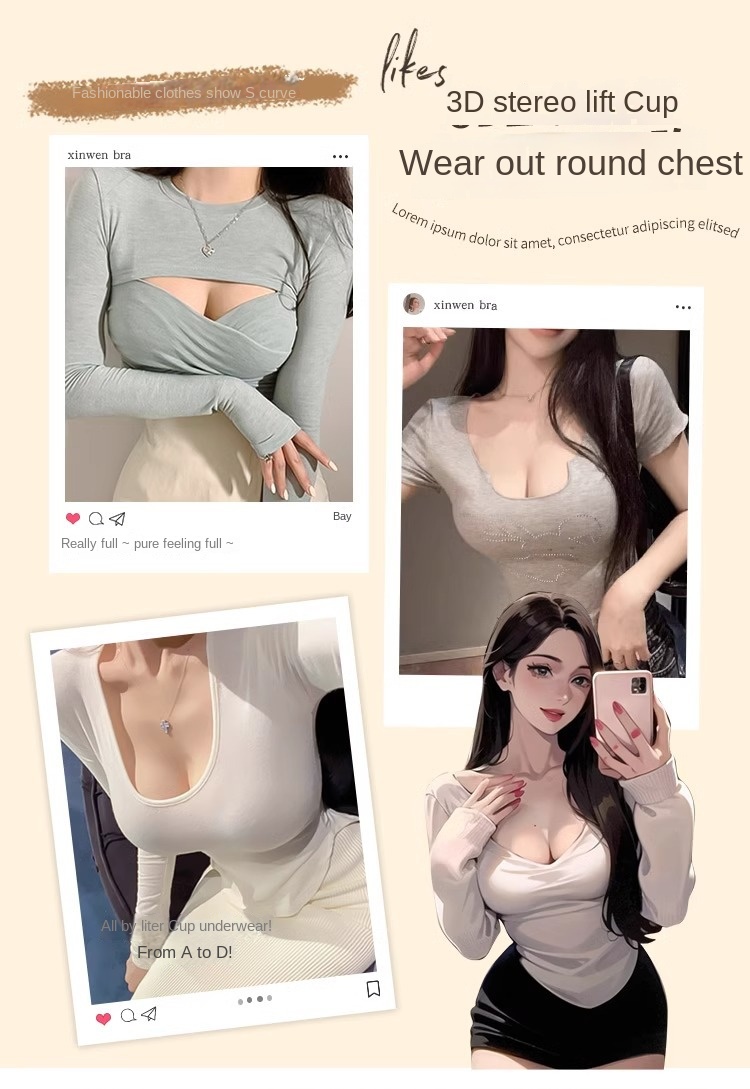 3D Palm Cup Bra for Small Busts