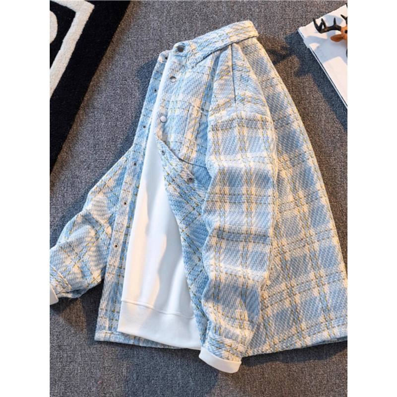 Autumn Chic Plaid Men's Jacket