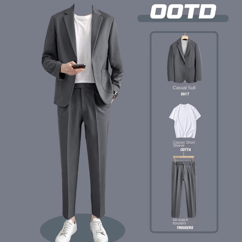 Casual Elegance Men's Suit Set