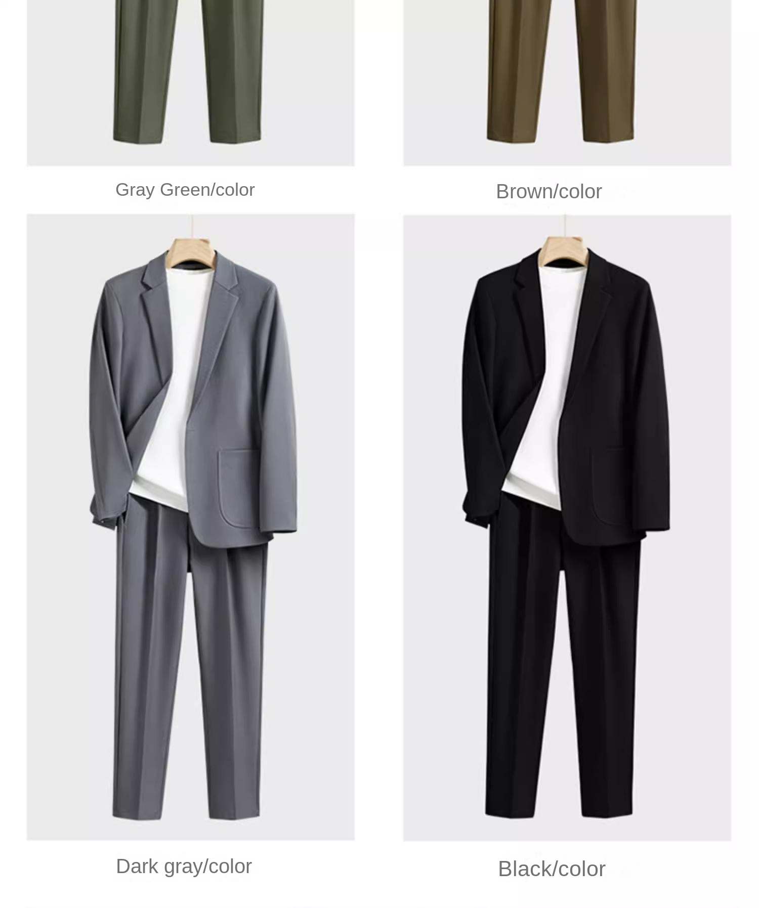 Casual Elegance Men's Suit Set