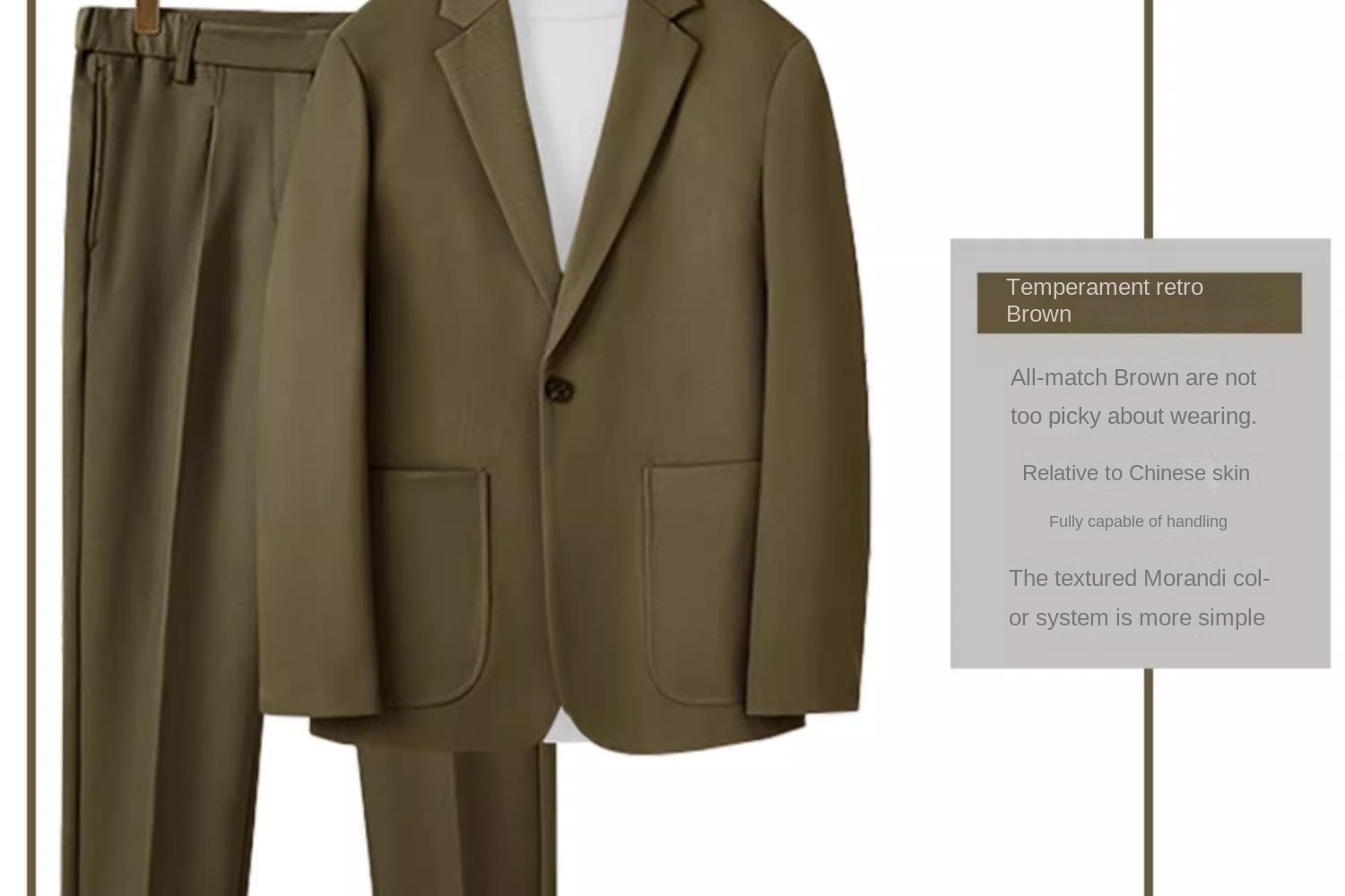 Casual Elegance Men's Suit Set