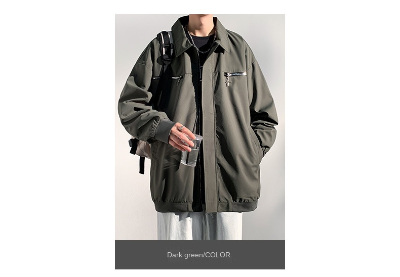 Men's Trendy Collared Casual Jacket