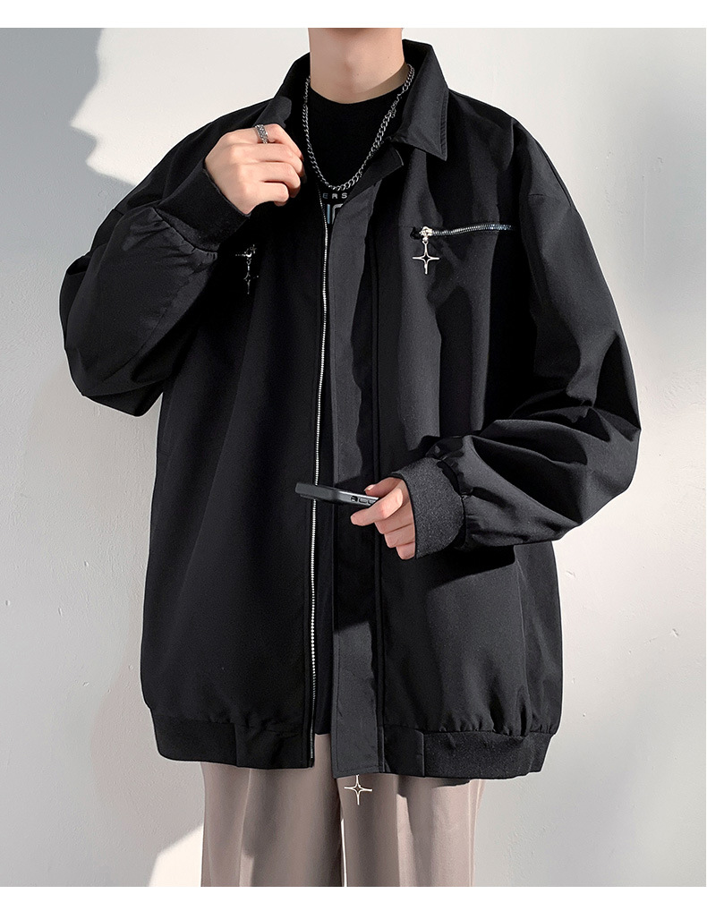 Men's Trendy Collared Casual Jacket