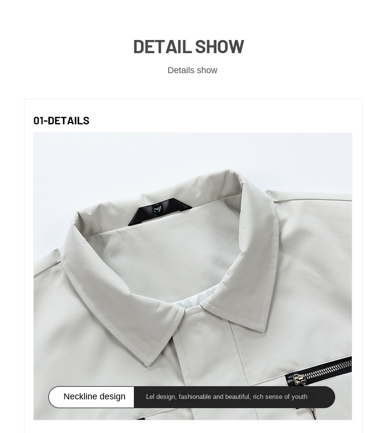 Men's Trendy Collared Casual Jacket