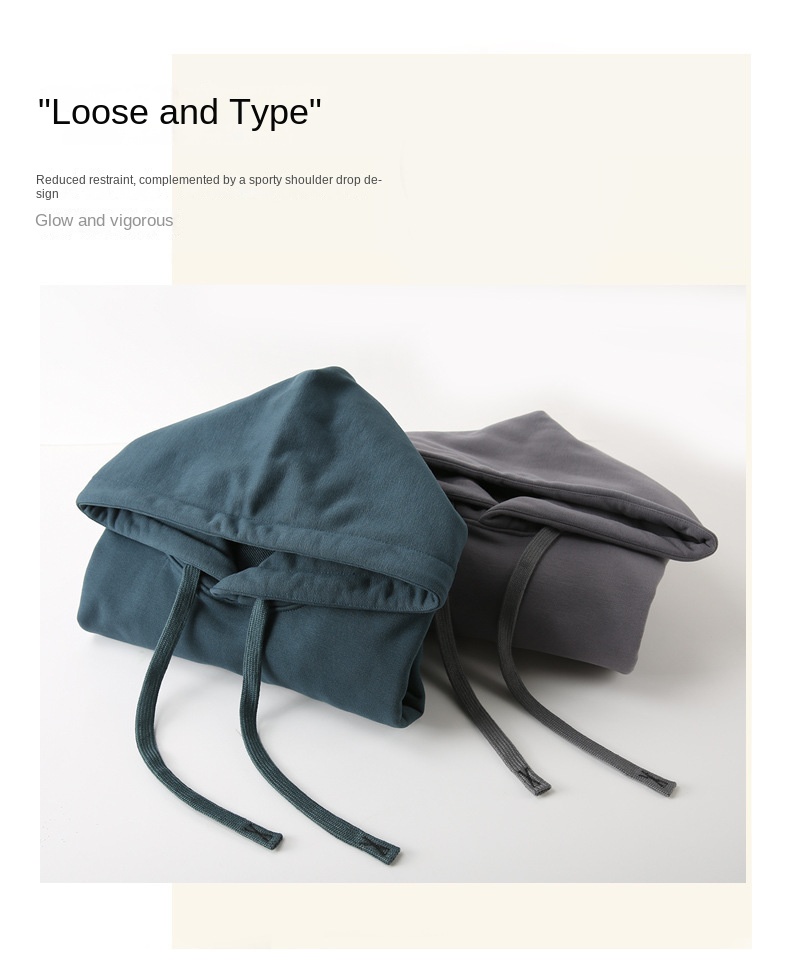 Oversized Shoulder Drop Hoodie