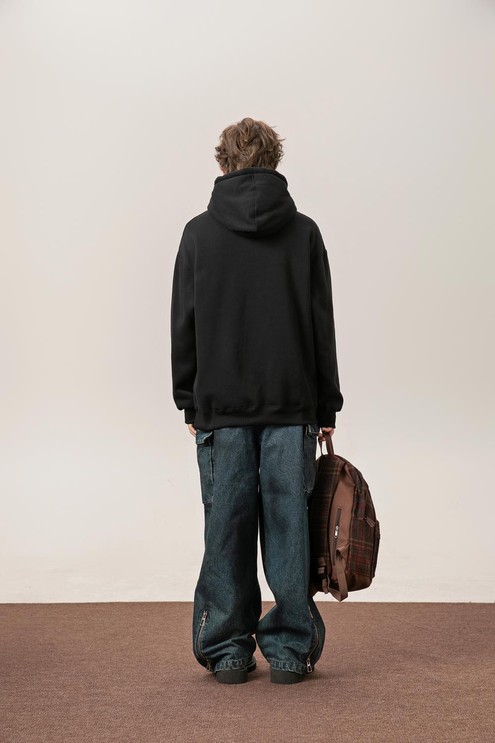 Oversized Shoulder Drop Hoodie