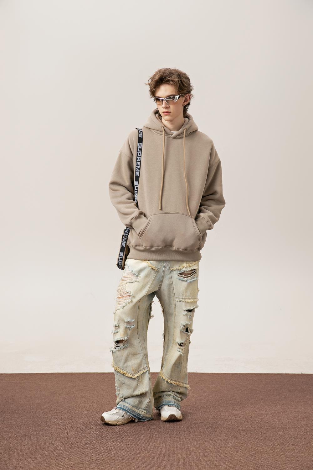 Oversized Shoulder Drop Hoodie