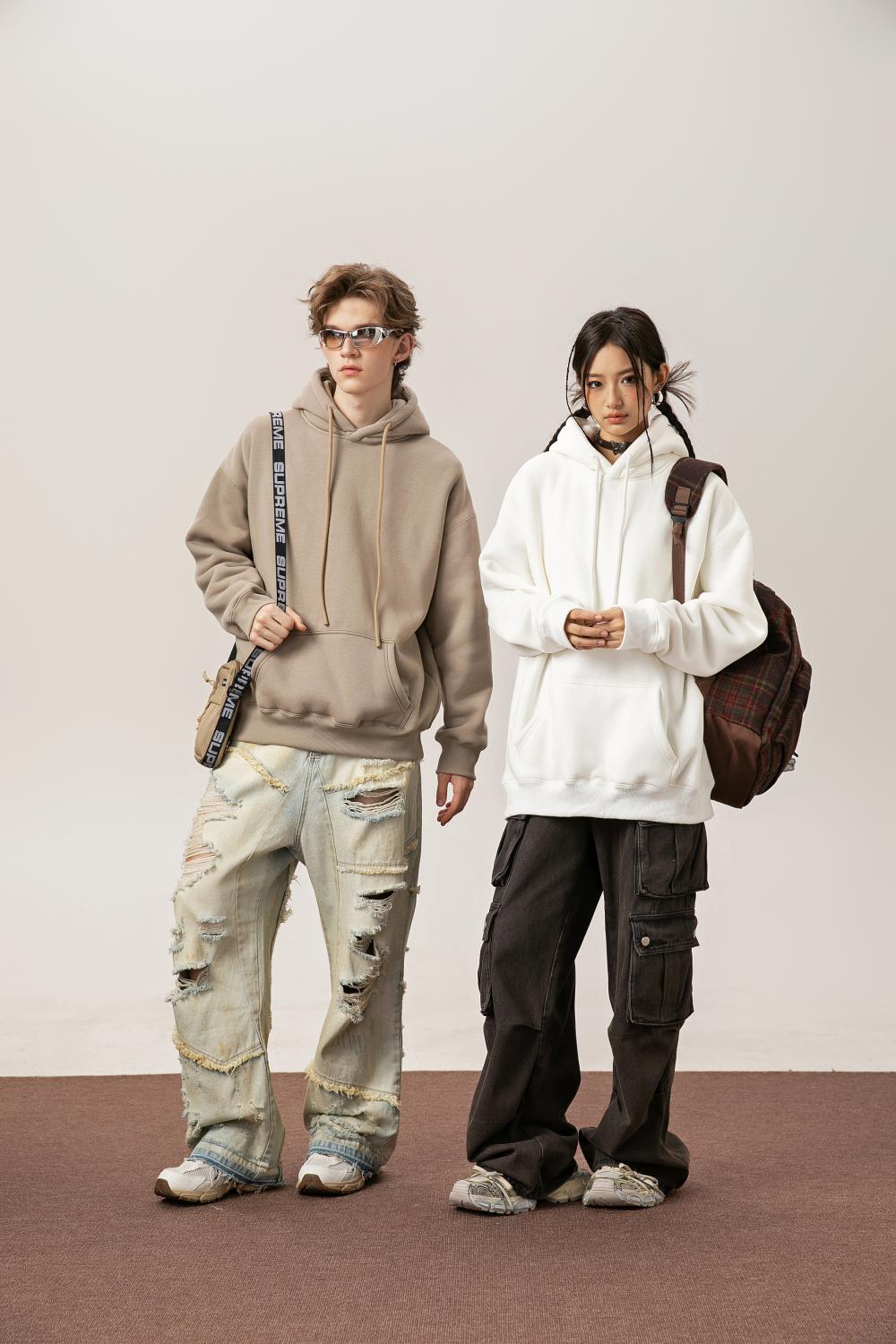 Oversized Shoulder Drop Hoodie