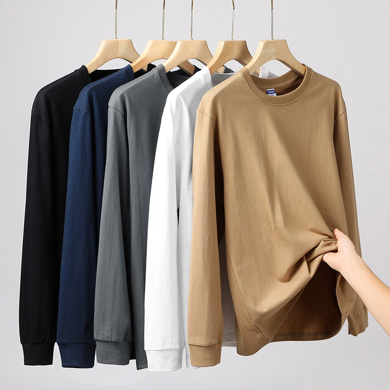 Heavyweight Cotton Men's Long Sleeve T-Shirt