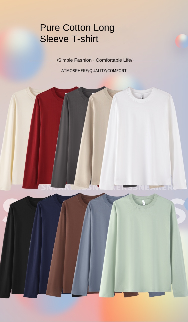 Cotton Comfort Long Sleeve T-Shirt