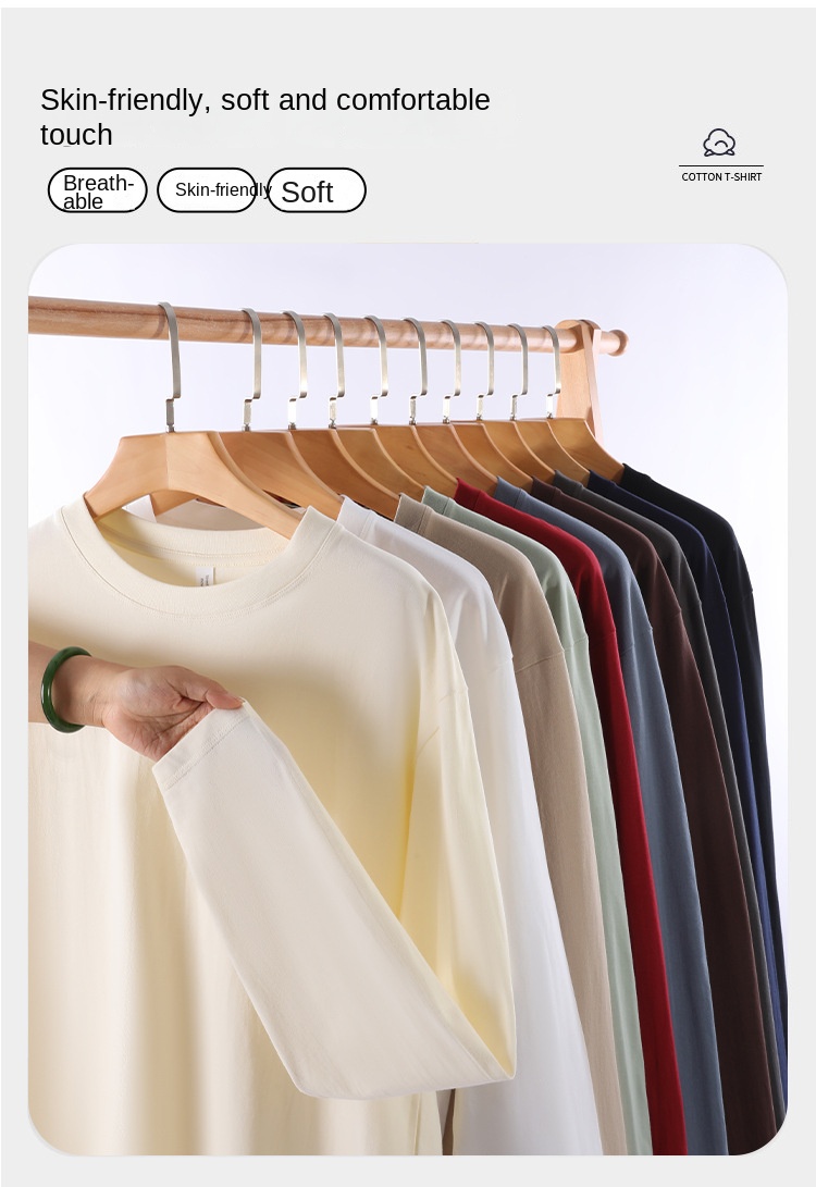 Cotton Comfort Long Sleeve T-Shirt