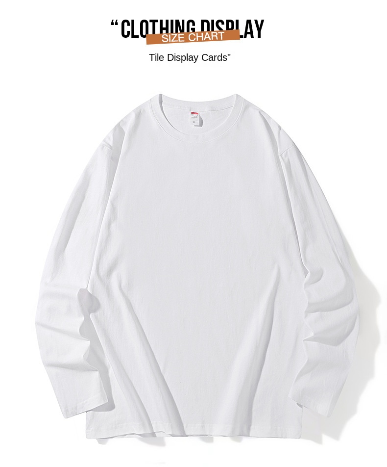 200G Cotton Long Sleeve Men's T-Shirts