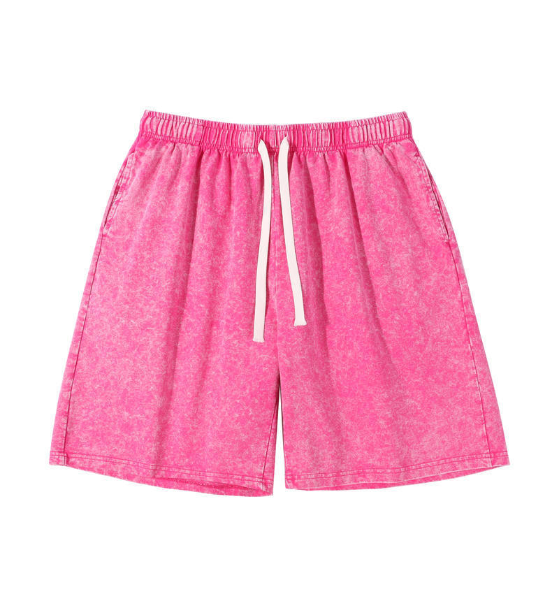 Vintage Washed 300g Cotton Fleece Shorts