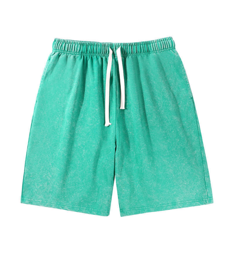 Vintage Washed 300g Cotton Fleece Shorts