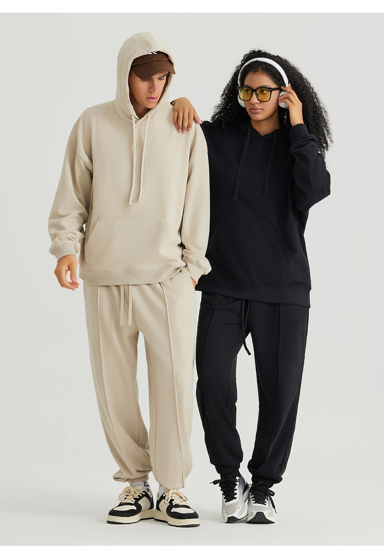 Heavyweight Carbon-Textured Fleece Hoodie