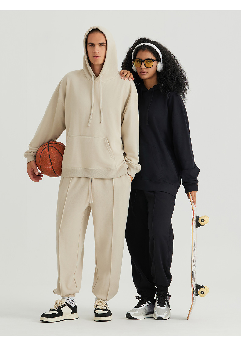 Heavyweight Carbon-Textured Fleece Hoodie