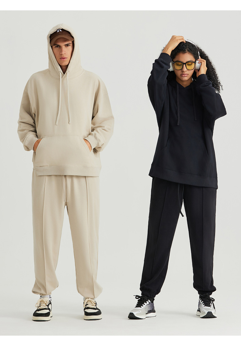 Heavyweight Carbon-Textured Fleece Hoodie