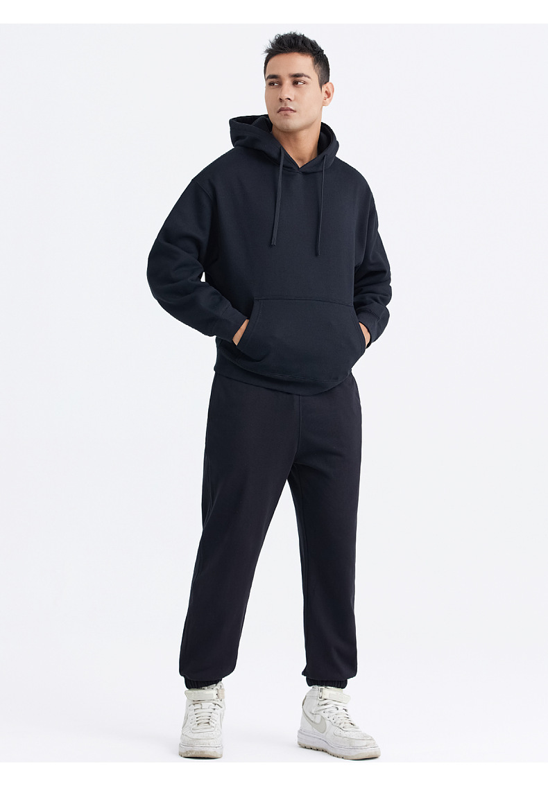 Heavyweight Carbon-Textured Fleece Hoodie