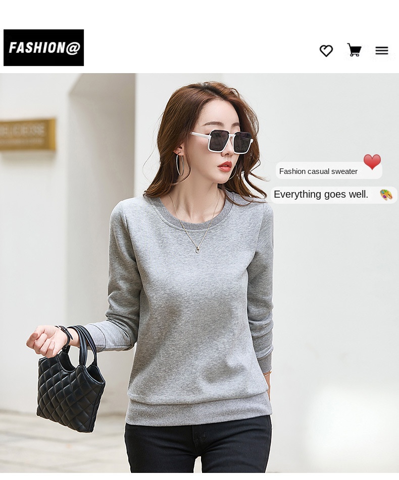 Cozy Women's Long Sleeve Sweatshirt