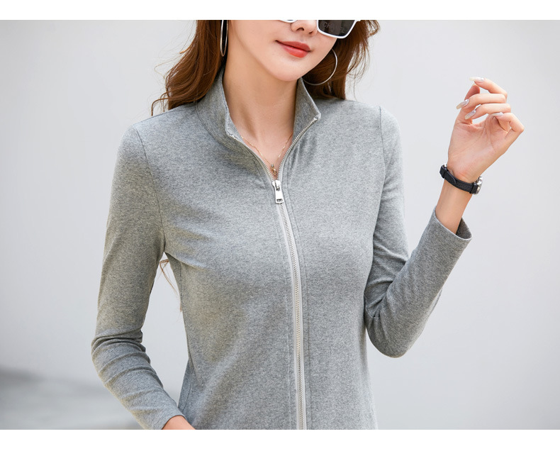 Casual Women's Polo Baseball Jacket