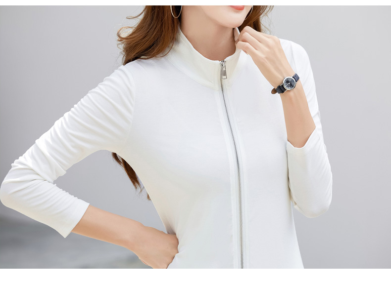 Casual Women's Polo Baseball Jacket