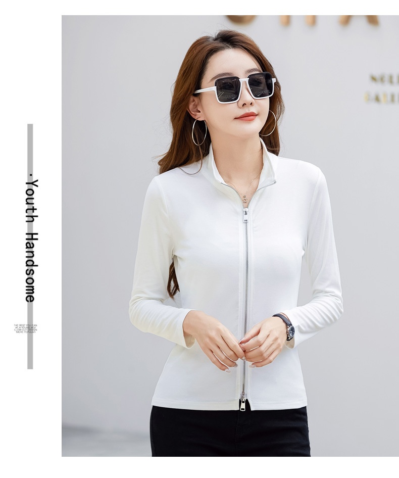 Casual Women's Polo Baseball Jacket