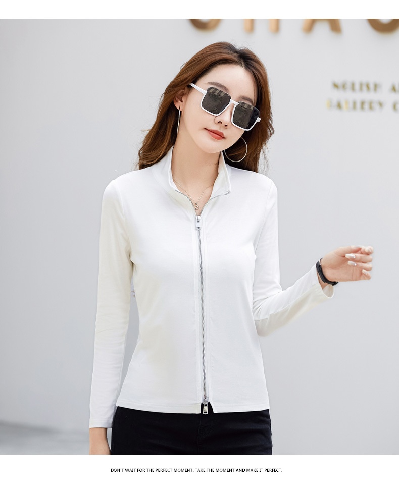 Casual Women's Polo Baseball Jacket