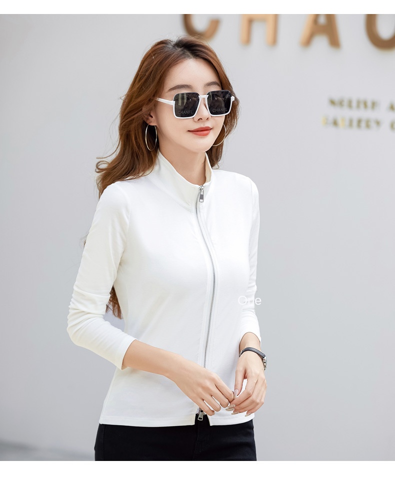 Casual Women's Polo Baseball Jacket