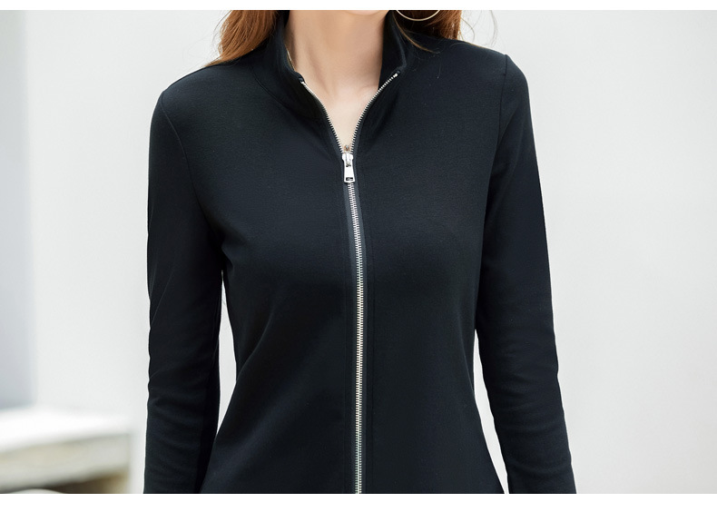 Casual Women's Polo Baseball Jacket