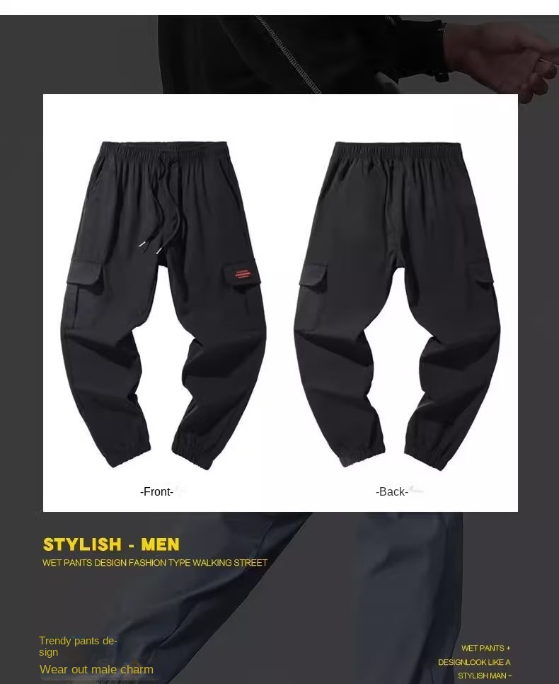 Vintage Style Men's Work Pants