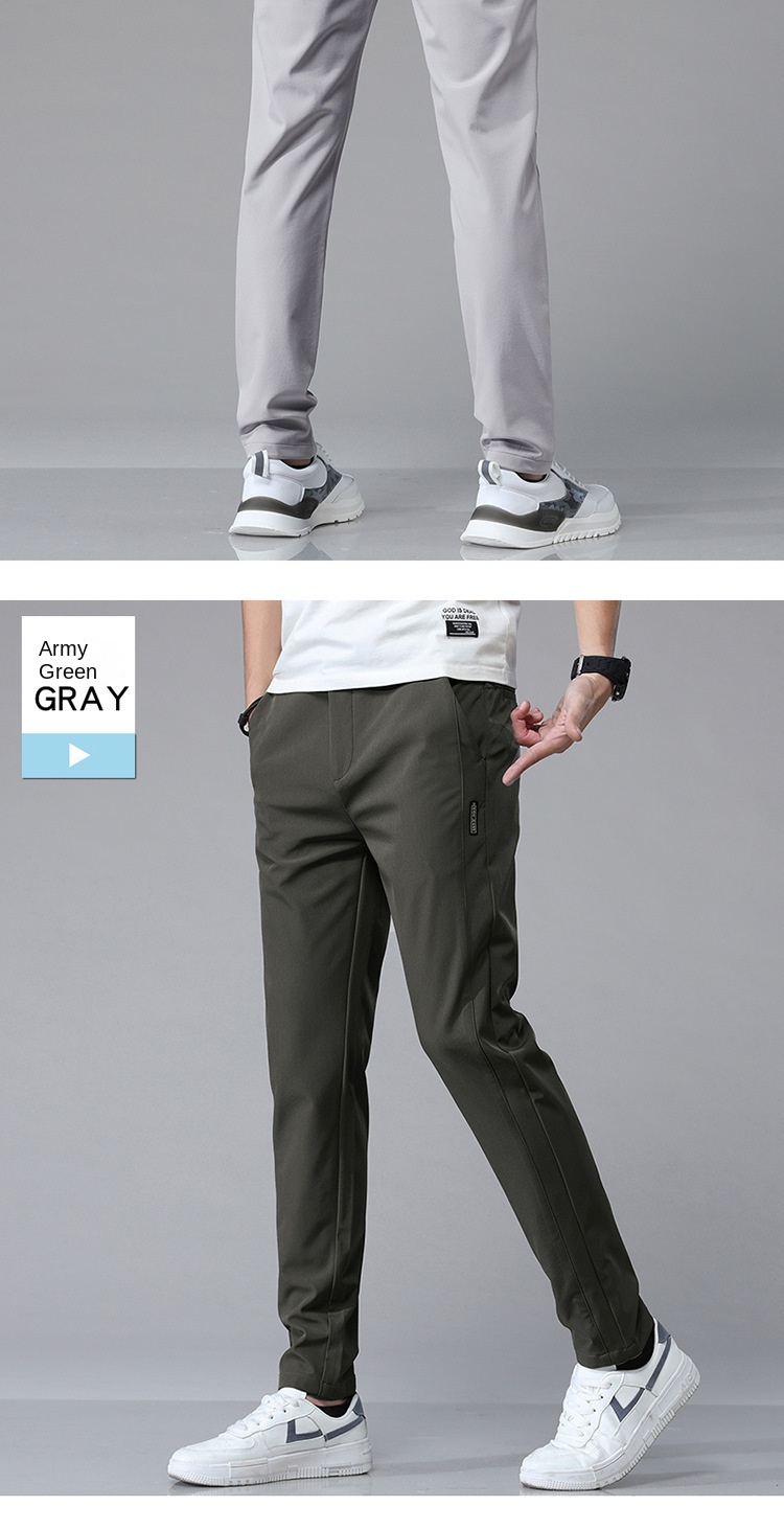 Men's Summer Ice Silk Casual Pants