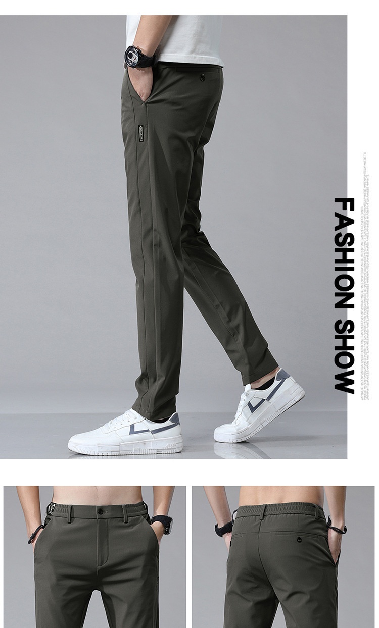 Men's Summer Ice Silk Casual Pants