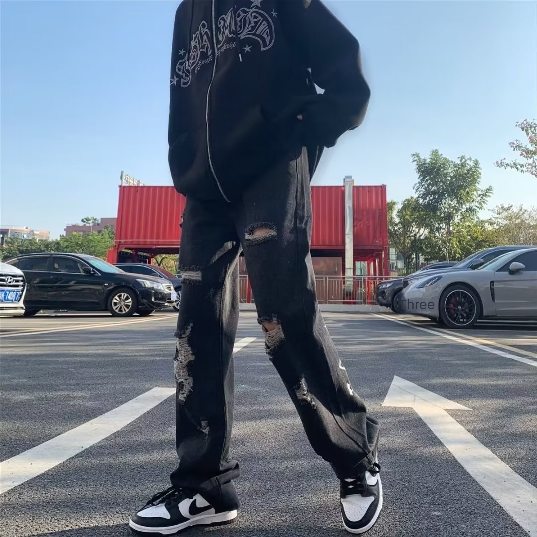 Vintage Hip Hop Denim Jeans