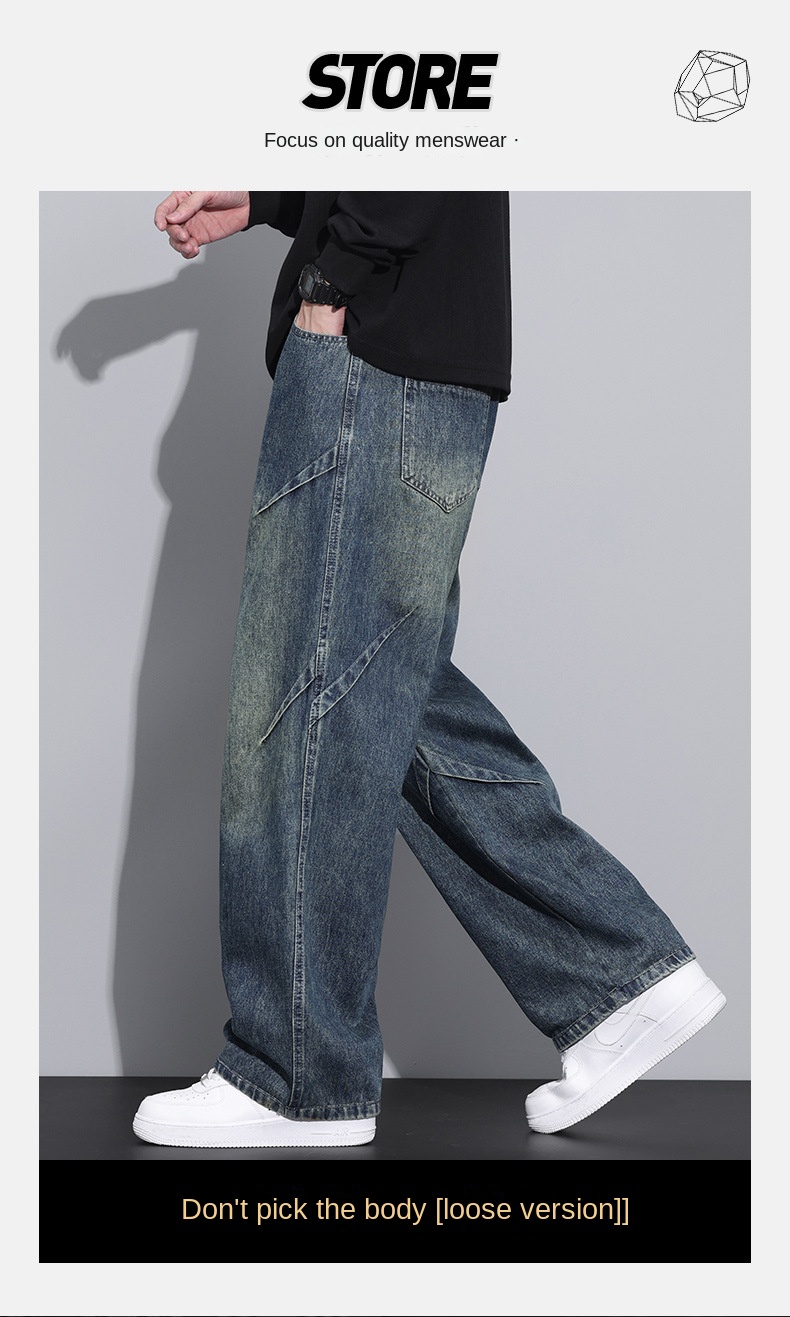 Autumn New Arrivals: Elastic Straight Leg Jeans with Comfortable Fit and Versatile Style