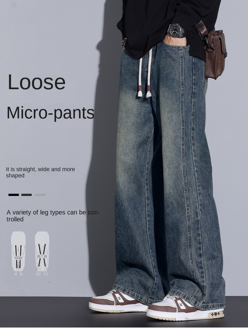 Trendy Men's Flared Jeans