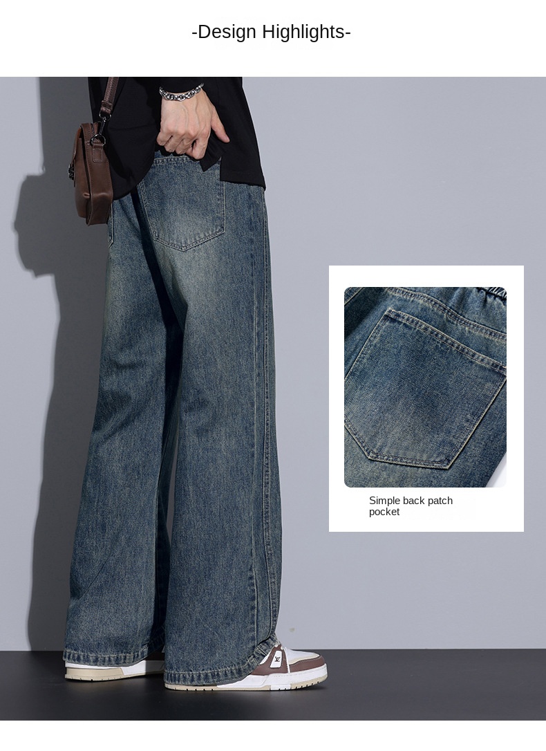 Trendy Men's Flared Jeans