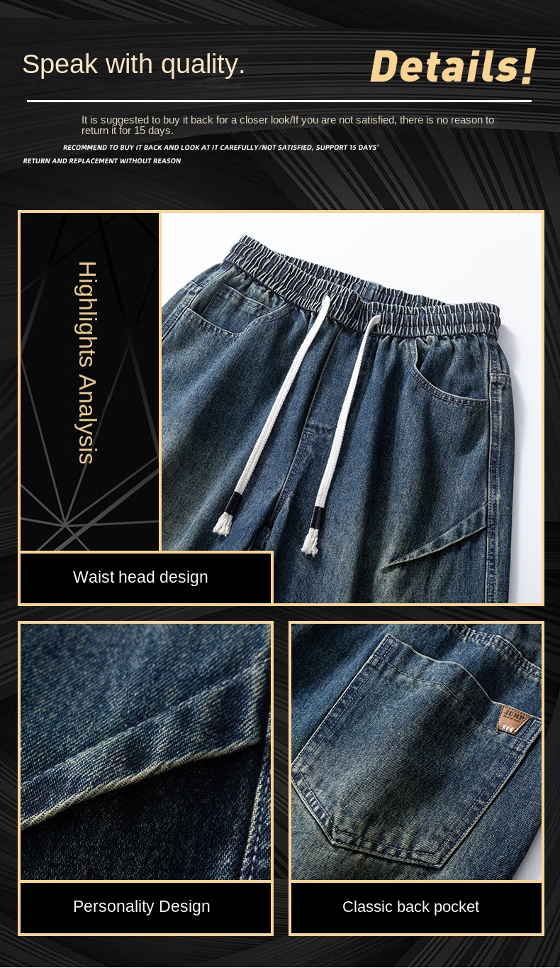 Autumn New Arrivals: Elastic Straight Leg Jeans with Comfortable Fit and Versatile Style