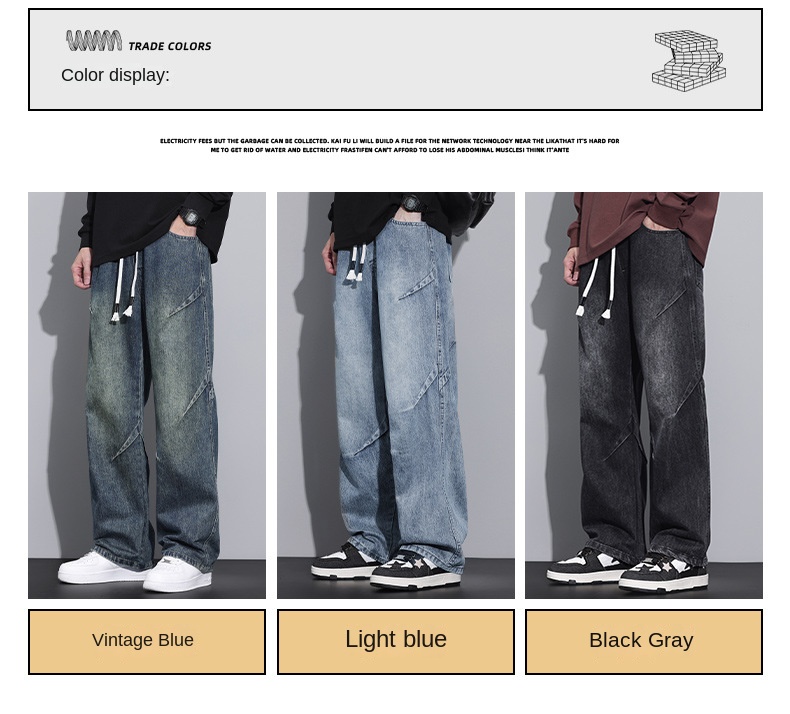 Autumn New Arrivals: Elastic Straight Leg Jeans with Comfortable Fit and Versatile Style