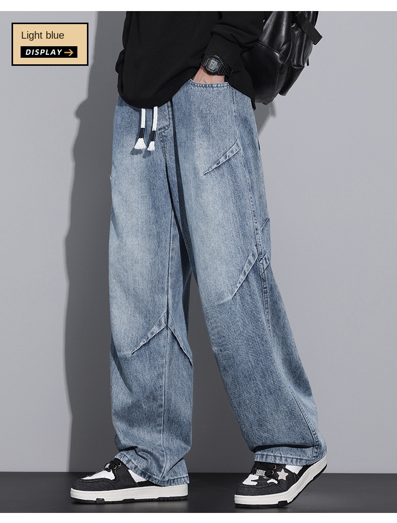 Autumn New Arrivals: Elastic Straight Leg Jeans with Comfortable Fit and Versatile Style