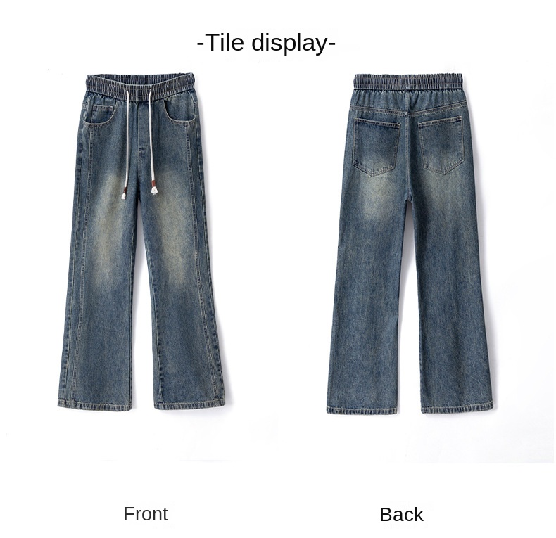 Trendy Men's Flared Jeans
