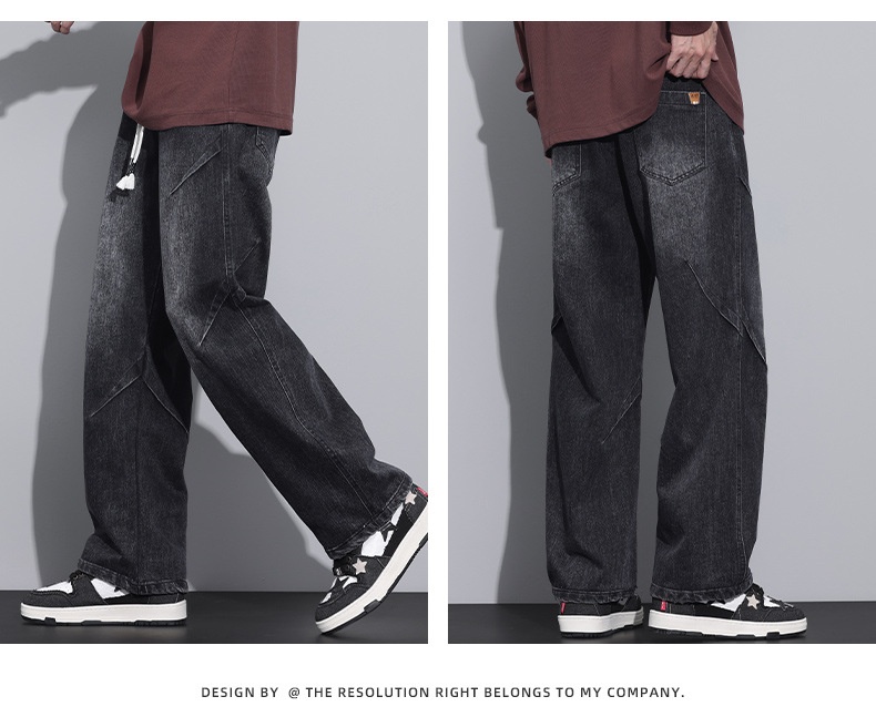 Autumn New Arrivals: Elastic Straight Leg Jeans with Comfortable Fit and Versatile Style