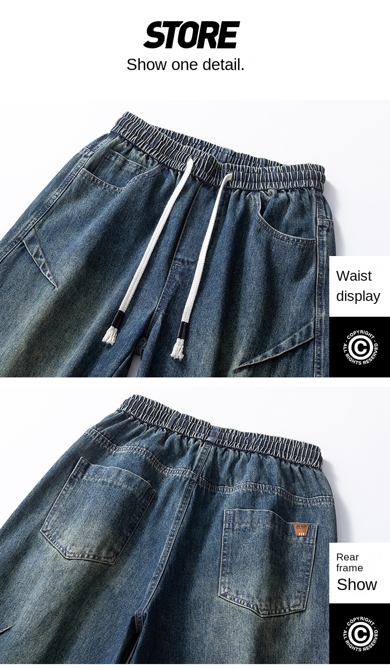 Autumn New Arrivals: Elastic Straight Leg Jeans with Comfortable Fit and Versatile Style