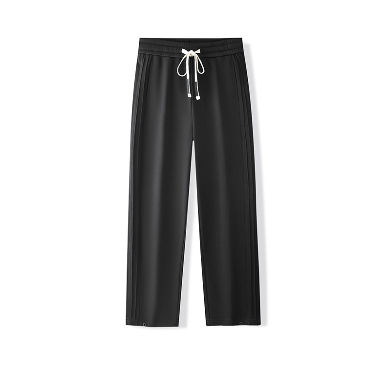 2024 Autumn/Winter New Knitted Pants for Men, Comfortable, Versatile, Loose, Trendy, Slimming, and Tall-Enhancing Style