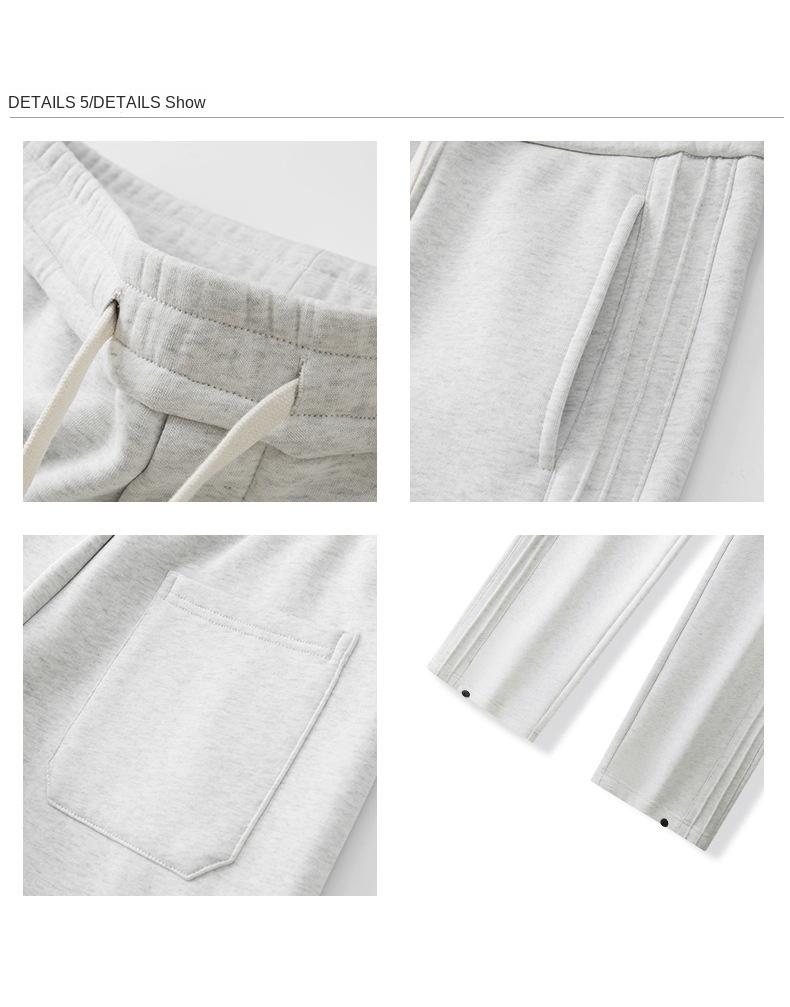 2024 Autumn/Winter New Knitted Pants for Men, Comfortable, Versatile, Loose, Trendy, Slimming, and Tall-Enhancing Style