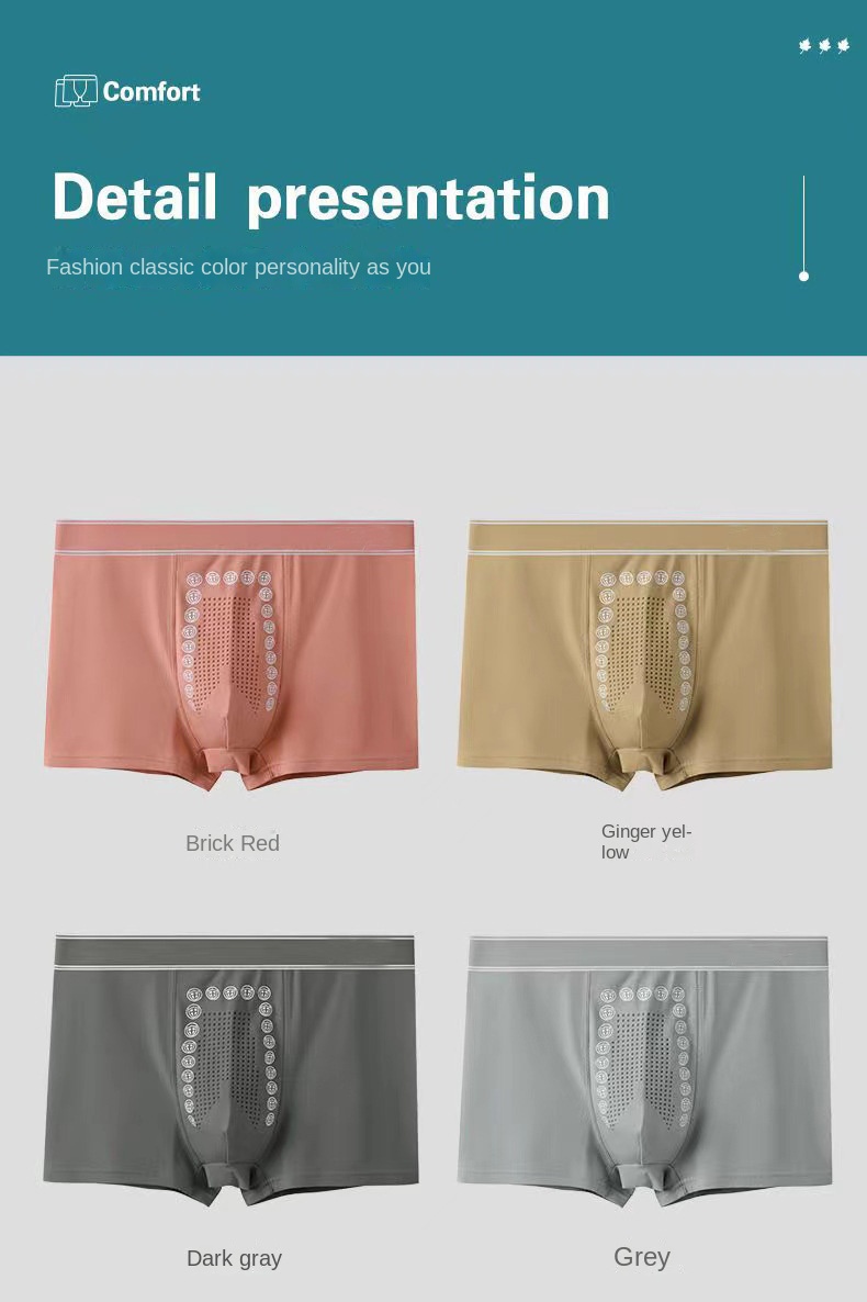 Men's Negative Ion Energy Cotton Underwear